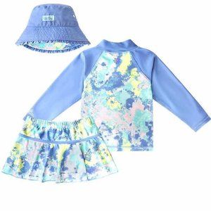 Kids 3PC Swimwear set (with reversible hat)